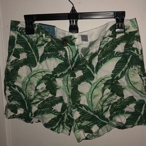 Old Navy Leaf Print Shorts